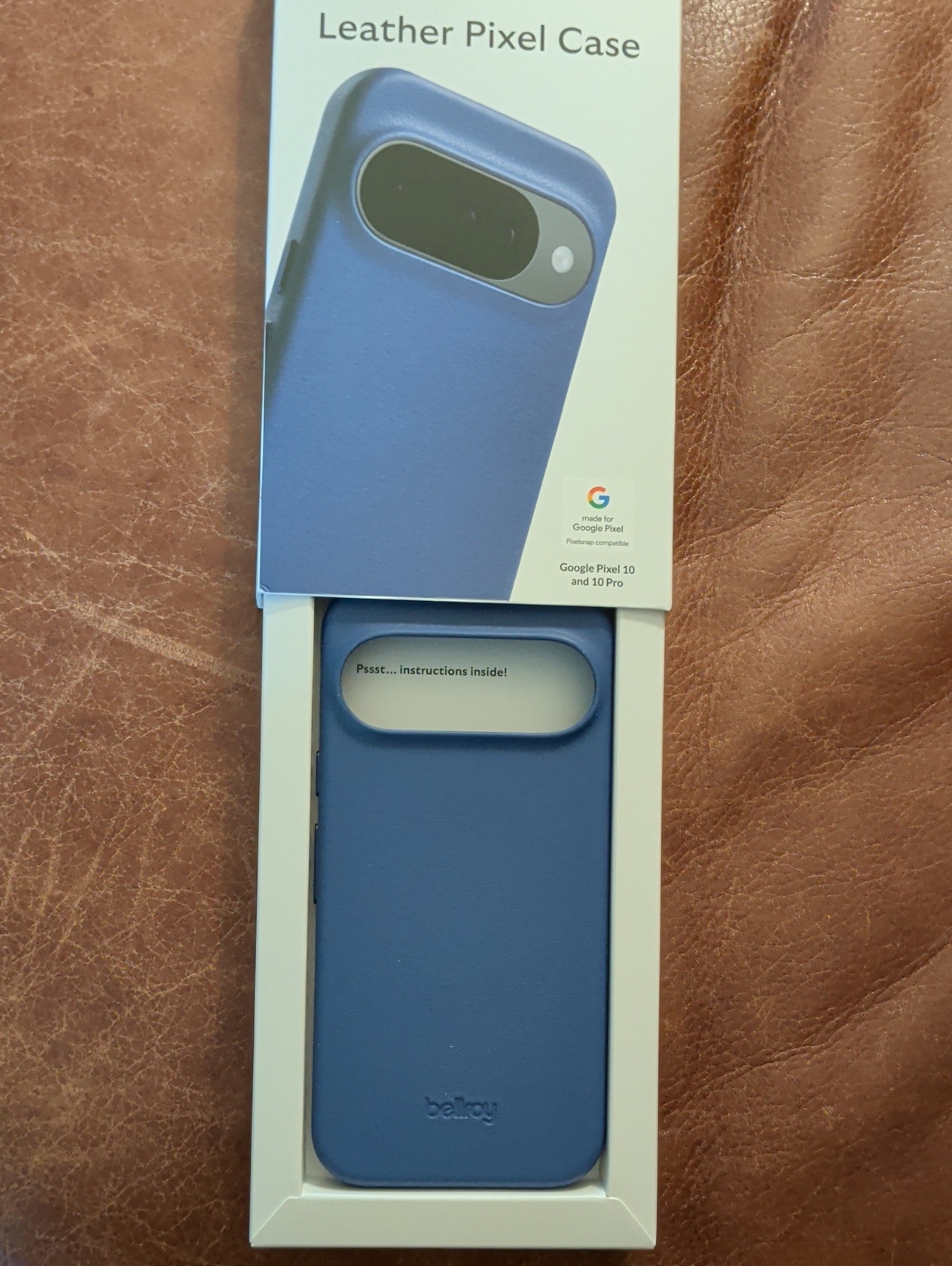 Bellroy Leather Google Pixel 10 Or Pixel 10 Pro Case Nib — image 4 of 4